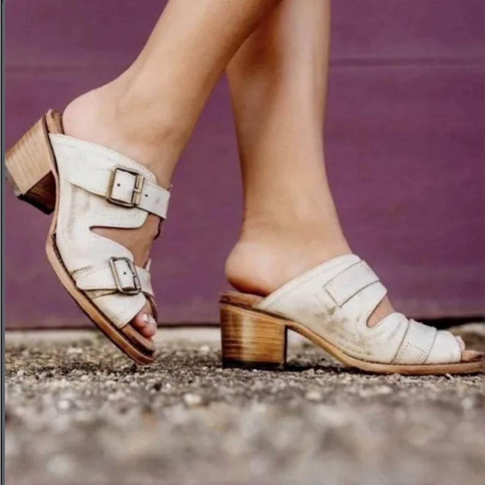 Freebird caprice block heel slide sandal